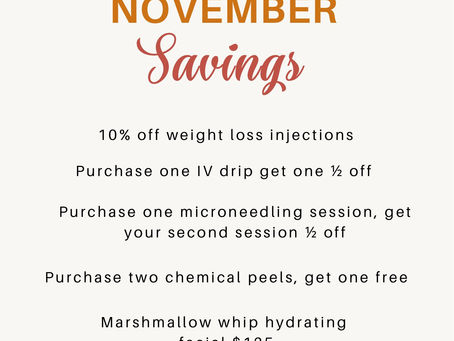 November Specials!