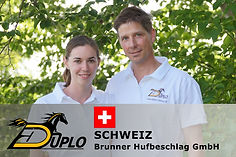 Patrik Brunner und Linda Amacher von Brunner Hufbeschlag.