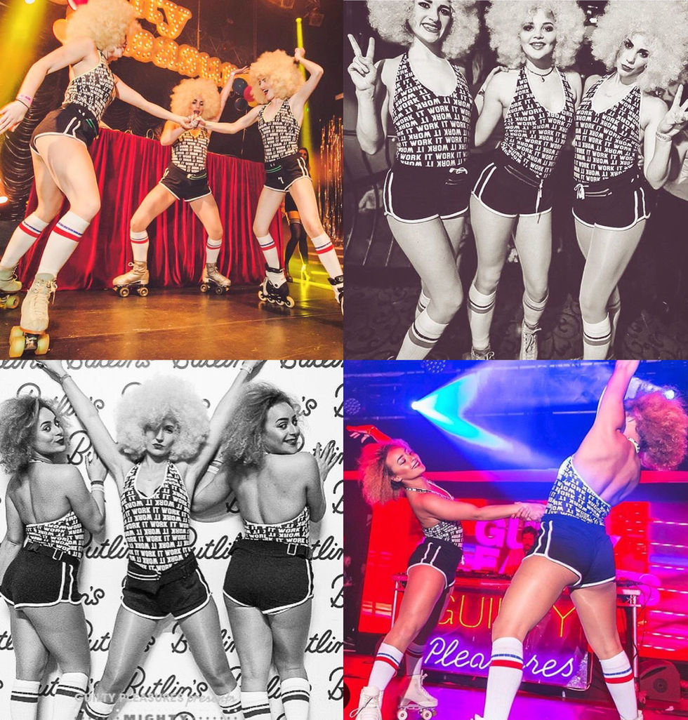 hire rollerskaters for events london uk luxury entertainment fantasybox disco studio 54 theme party