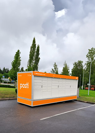 Mobiler SmartLocker-Anhänger für temporäre Erweiterungen des Angebots