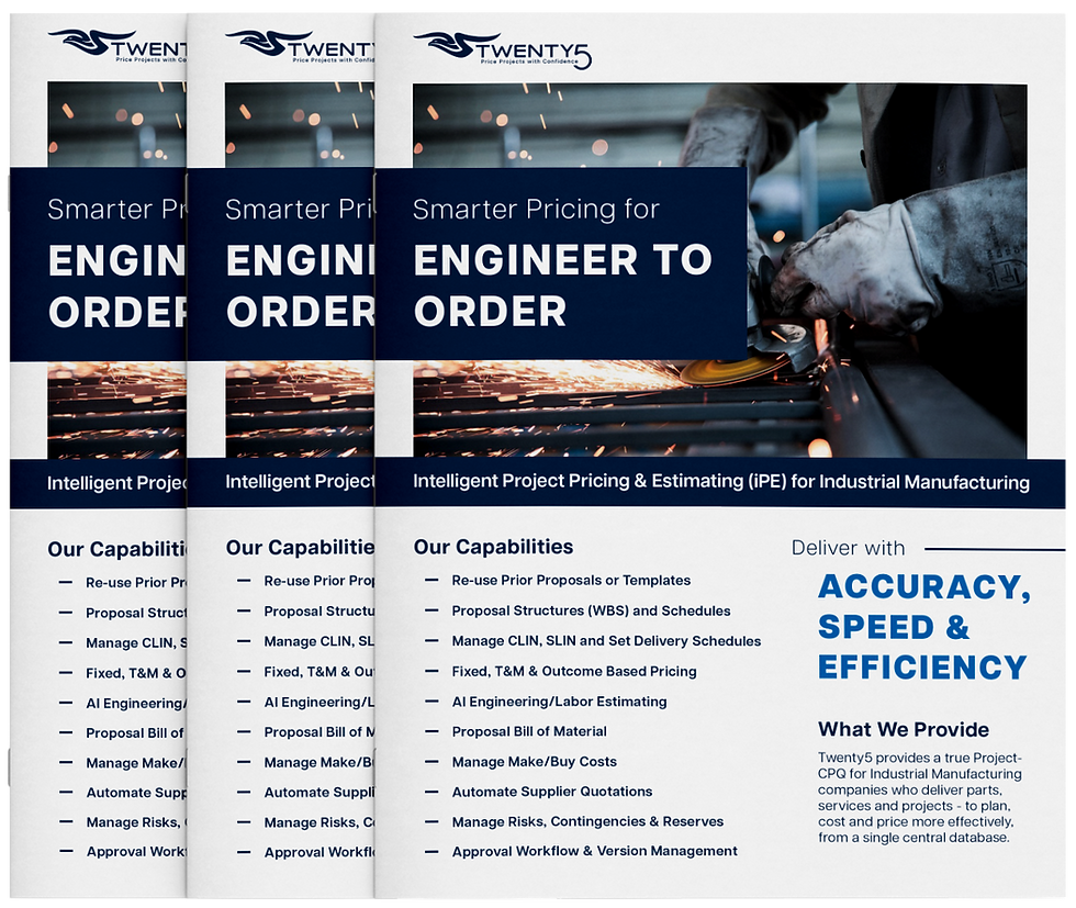 Industrial Manufacturing & Construction infosheet