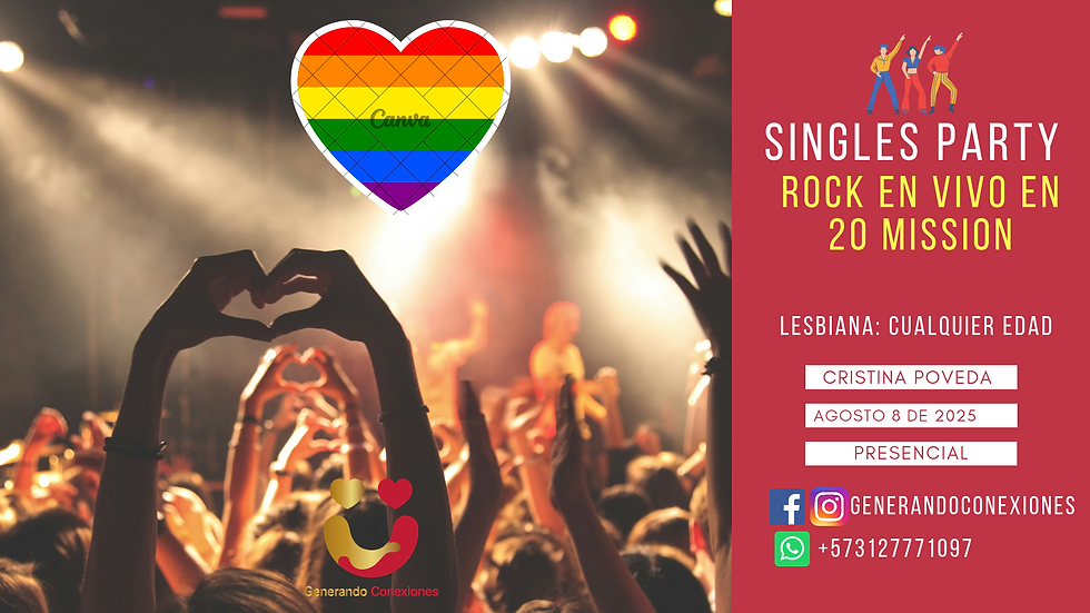 Singles Party: Lesbianas-Noche de Rock en vivo en 20 Misión