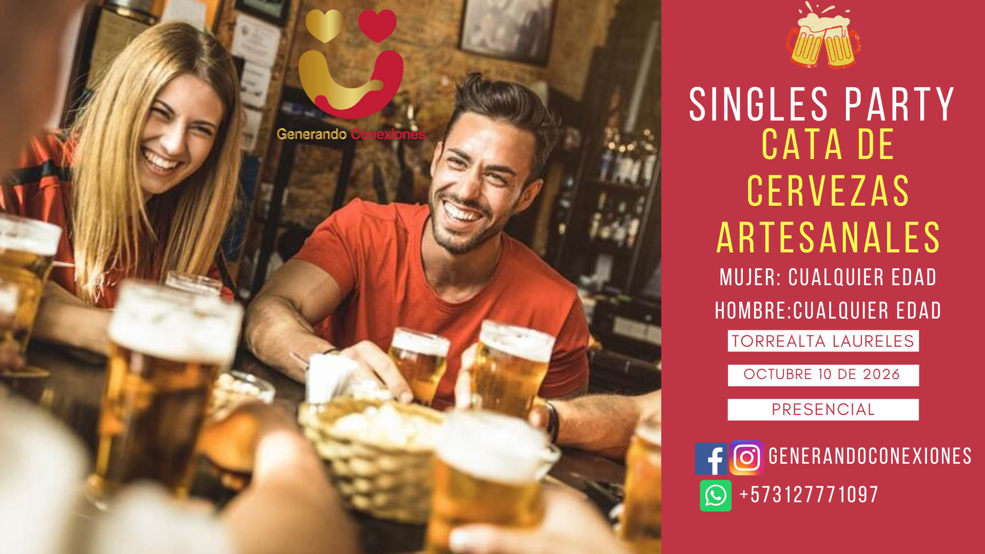 Singles Party: Cata de cervezas artesanales
