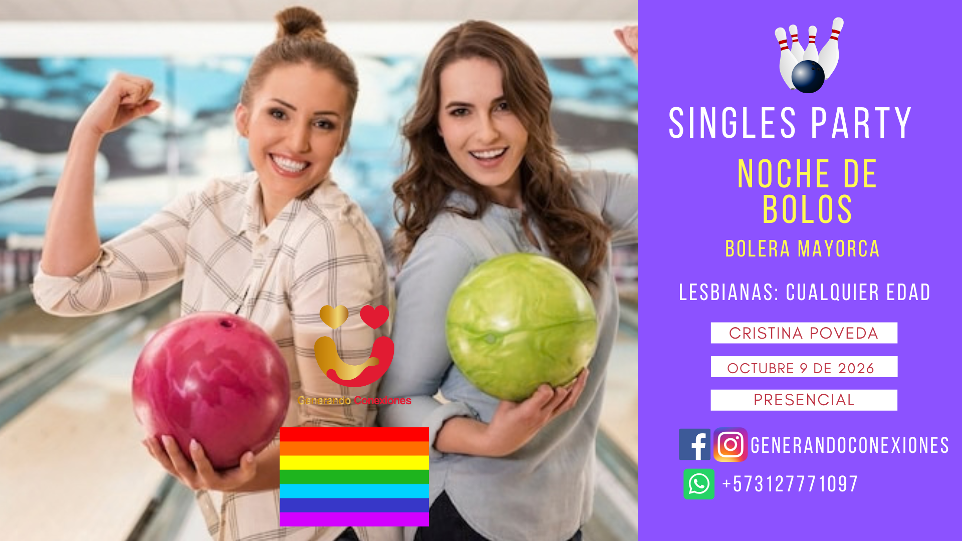 Singles Party: Noche de bolos para lesbianas