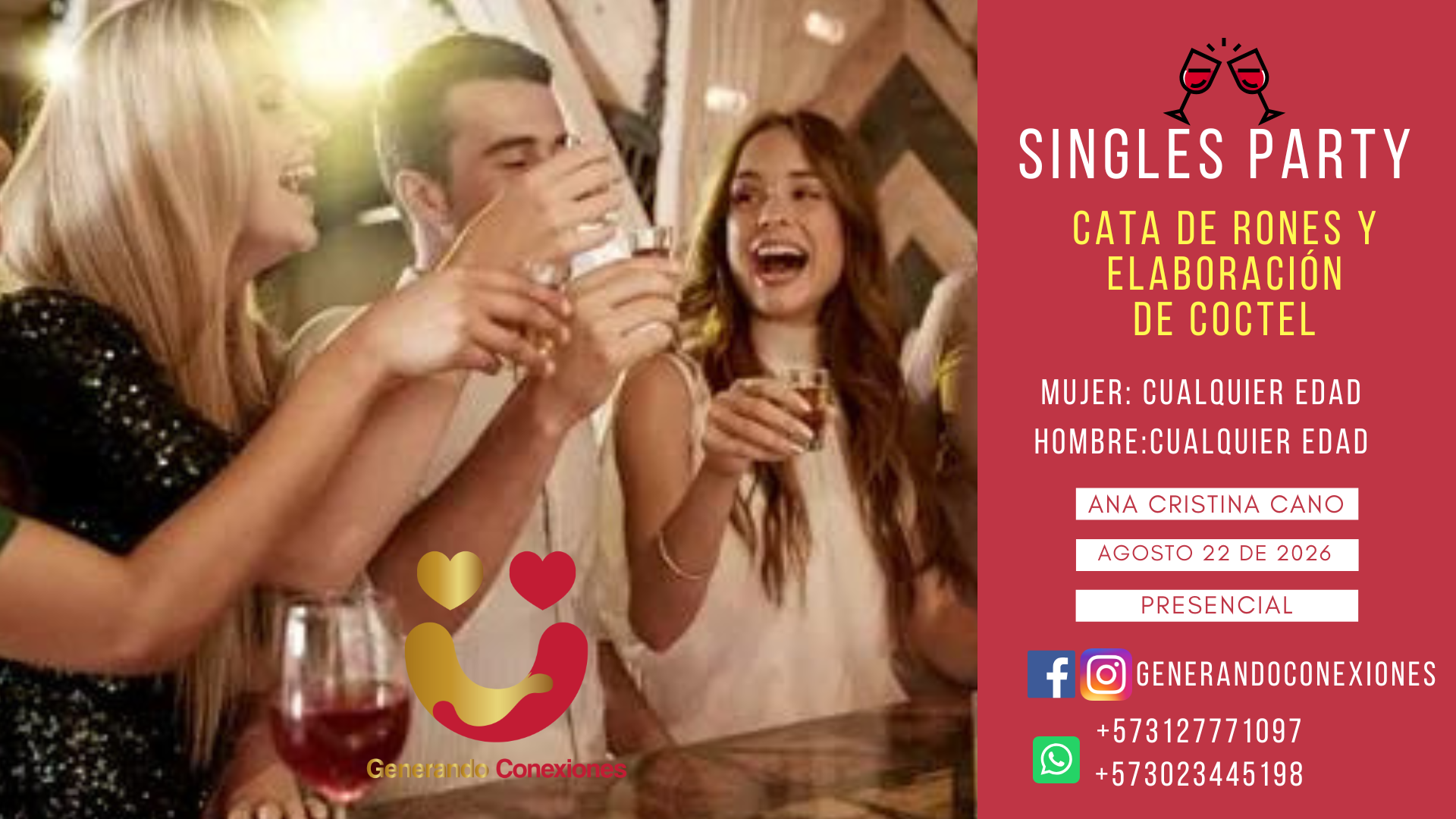 Singles Party: Cata de rones y elaboración de coctel