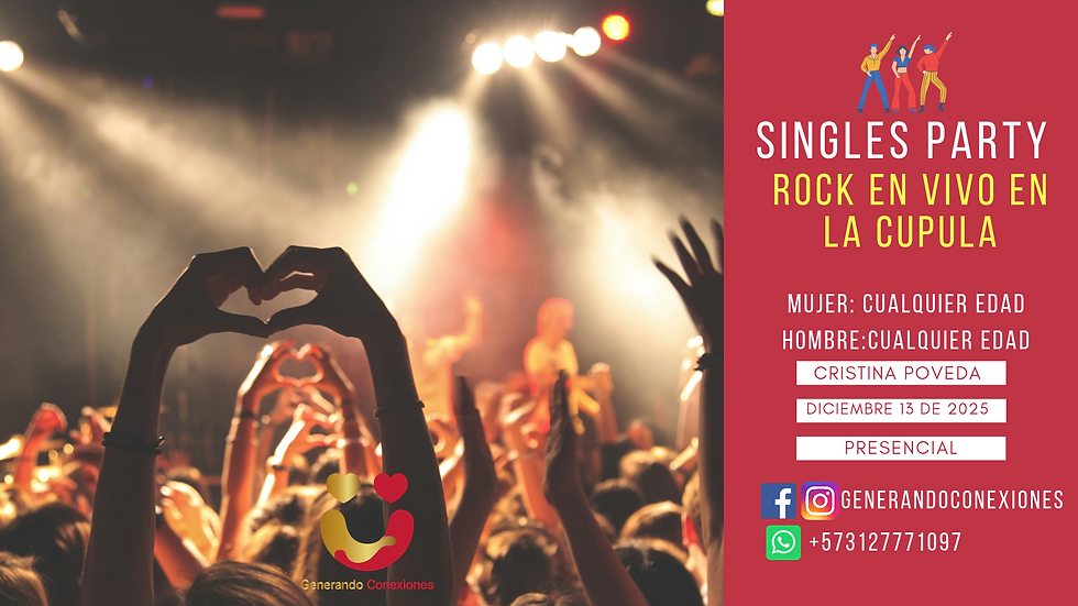 Singles Party: Noche de Rock en vivo en La Cúpula