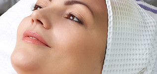 Sessão de tratamento facial