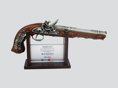 Pistol on Stand