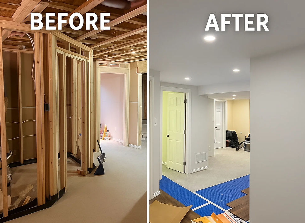 finish basement wall ideas
