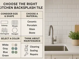 Choose the Right Kitchen Backsplash Tile