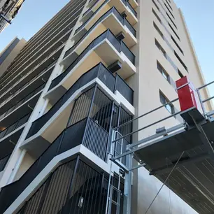 左官工事の現場