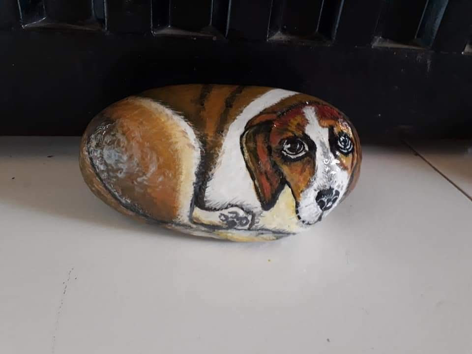 Miniatura: Pintura en piedra
