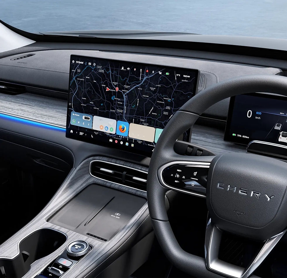 Chery Tiggo 8 CSH plug-in hybrid SUV Interior View 3