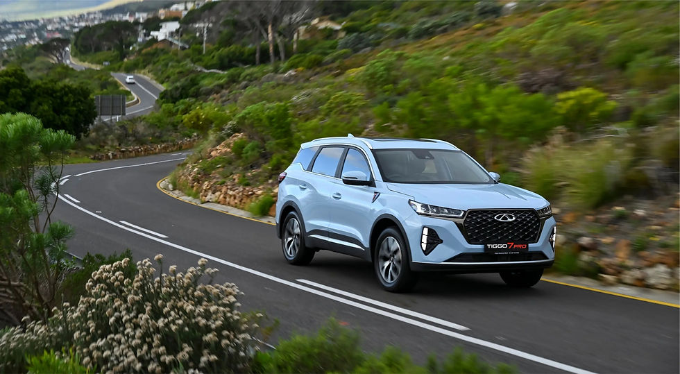 Chery Tiggo 7 Pro SUV Driving View