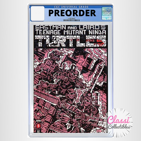 PRE-ORDER: TMNT #1 - Facsimile Shattered Variant | ClassiCollectibles