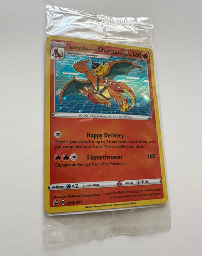 Special Delivery Charizard | Pokemon Center Promo | Sealed CGC / PSA Worthy | ClassiCollectibles Special Delivery Charizard | Pokemon Center Promo | Sealed CGC / PSA Worthy | ClassiCollectibles