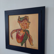 Schilderij De Orchidee Trix van Veen