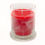 Thumbnail: 12 unit case Bees Wax Clear Weighted Glass Candle- 5 Round Base"