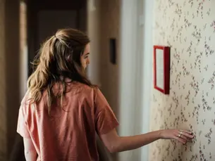 a girl thinking about the past and family