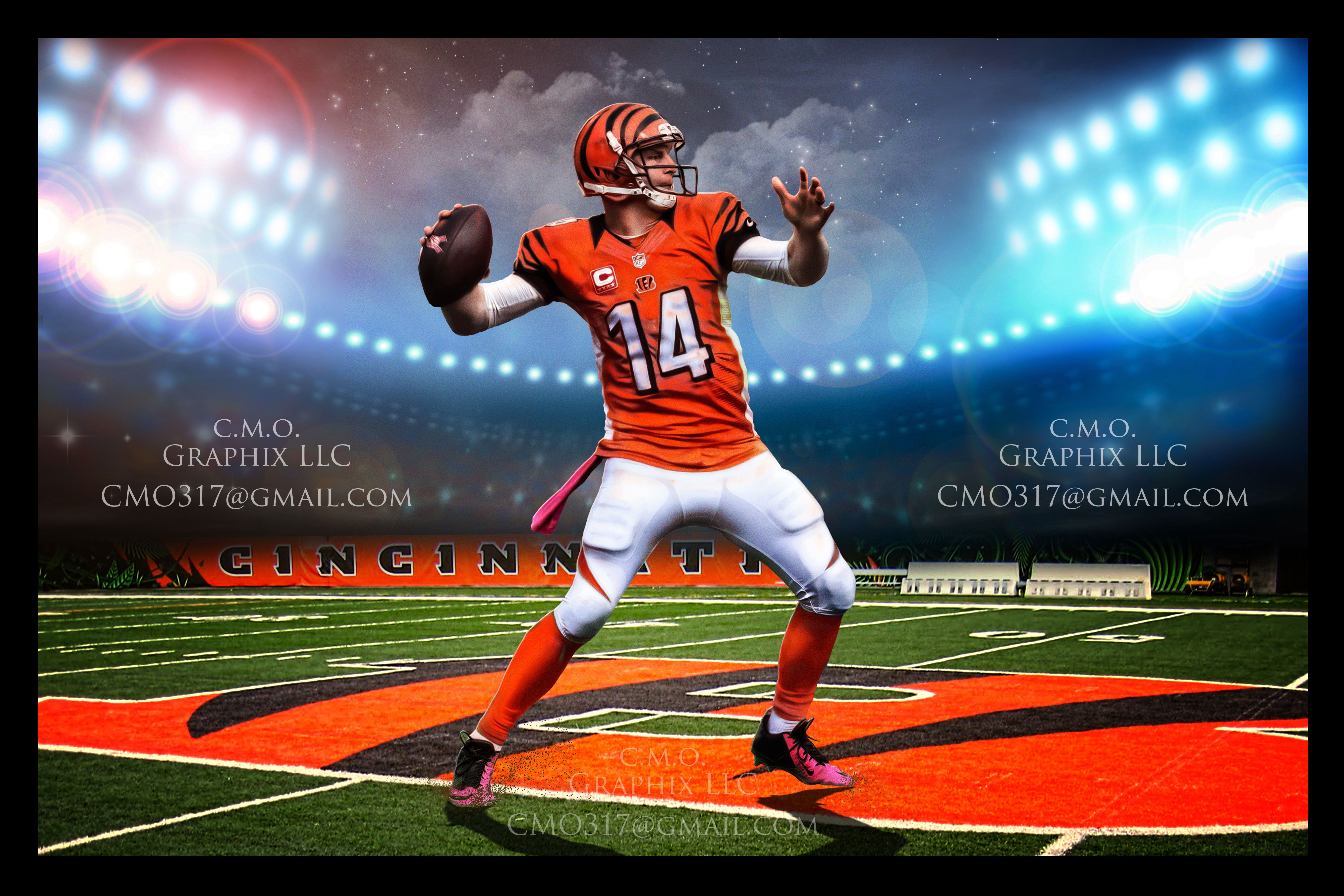 Andy Dalton Lithogram