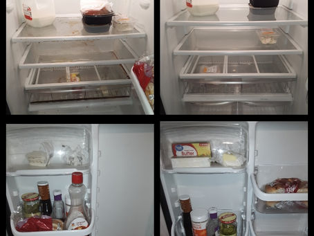 Before & after small kitchen deep cleaning package