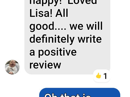 Feel's great to alway's get such positive feed back from clients!