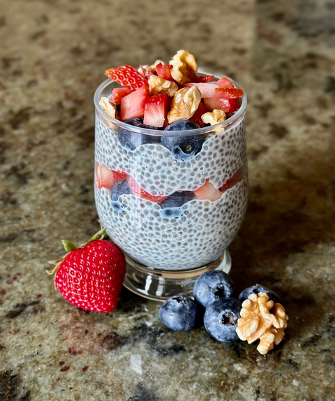 Photo of Berry Chia Pudding recipe by Dr. Sandy Bassin, MD
