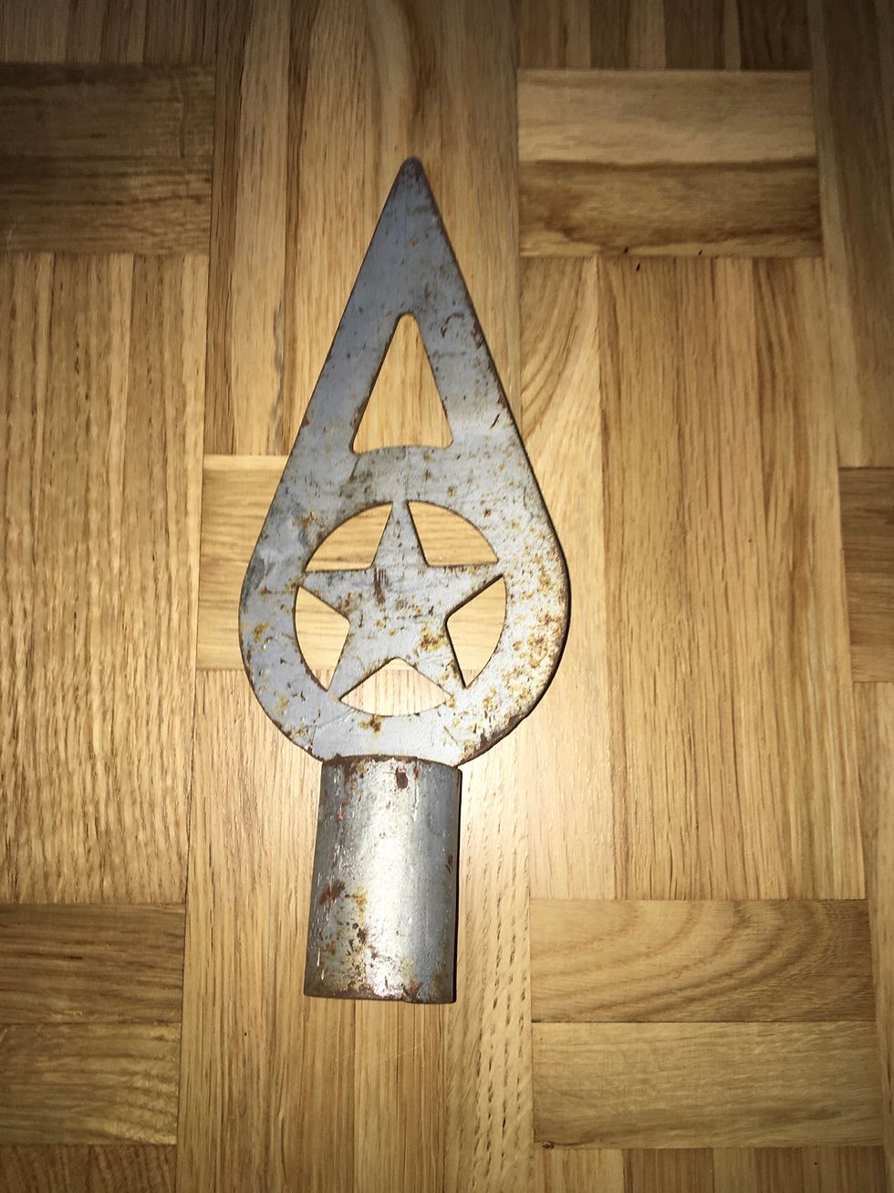 Soviet flag top