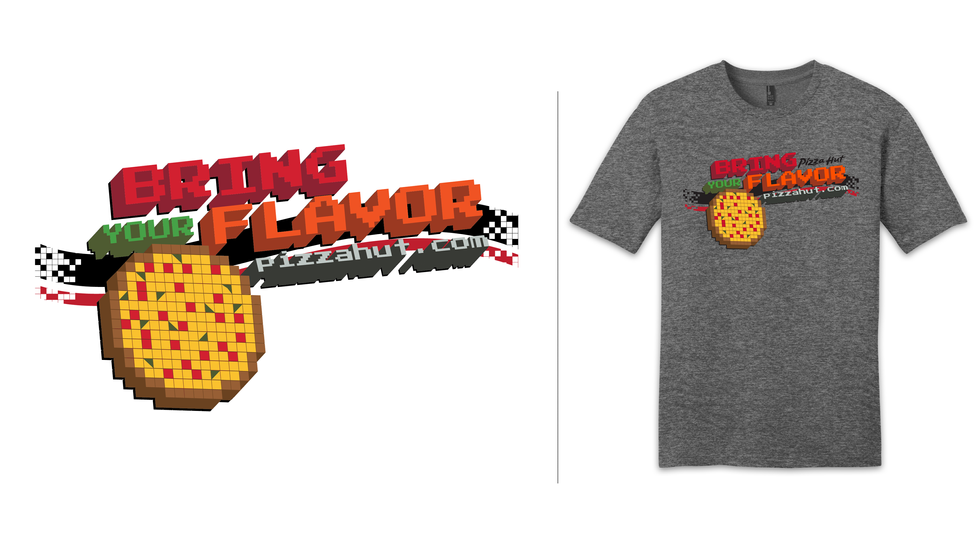 Pizza Hut - Retro shirt design
