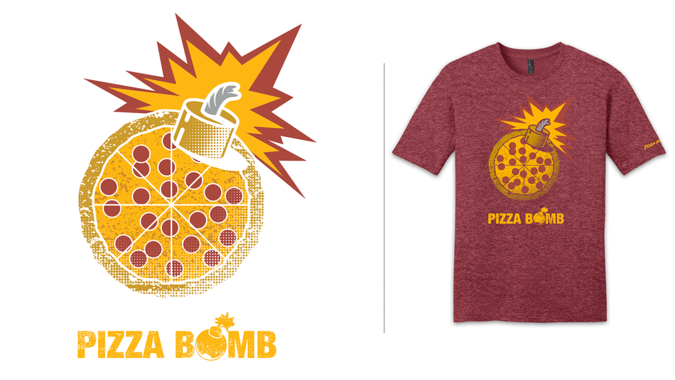 Pizza Hut - Pizza Bomb shirt design