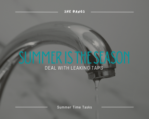 a tap faucet dripping water