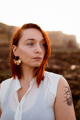 Autoportrait - Justine Gagne photographe - plage du ponton - normandie-3.jpg