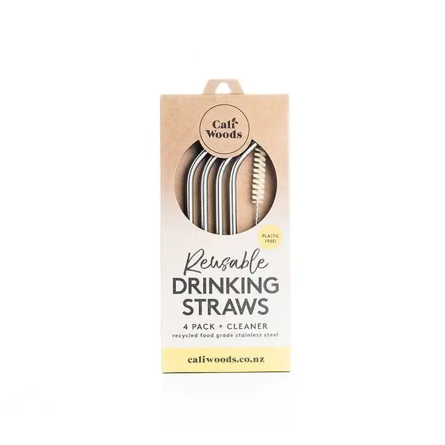 Caliwoods Reuseable Drinking Straws Pack