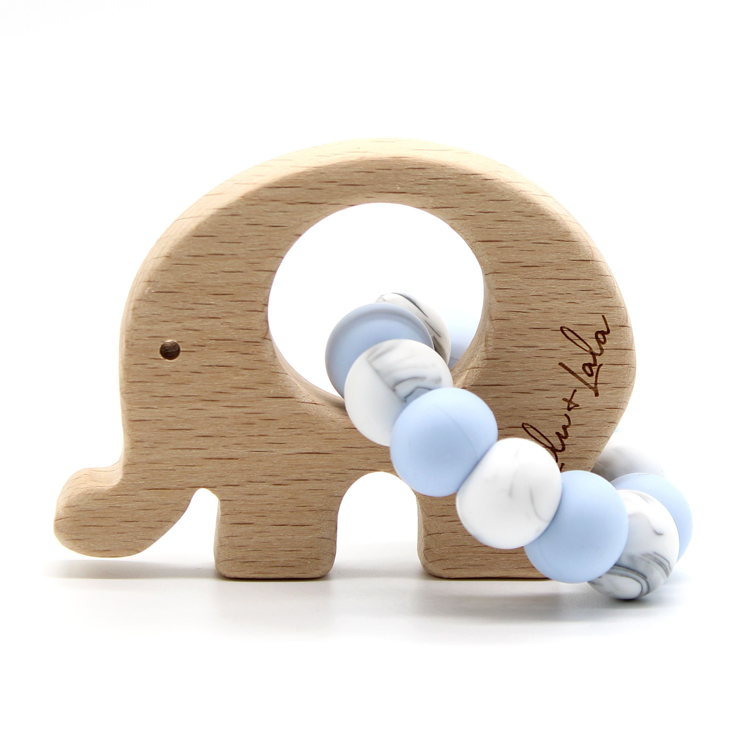 Elle Teether - Blue/Marble