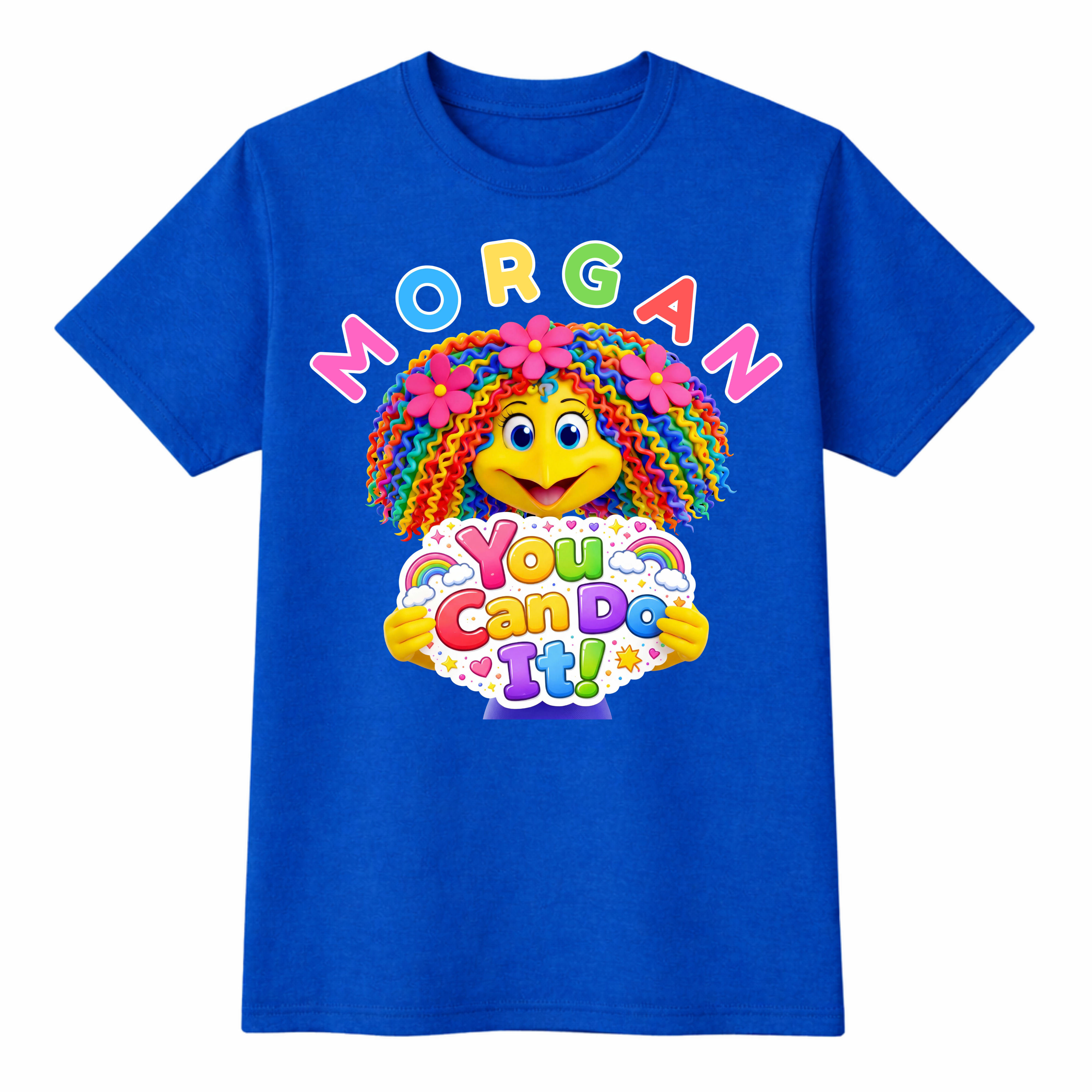 Personalized Youth Bella Canvas Tee -"You Can Do It " -Bernice (#403)