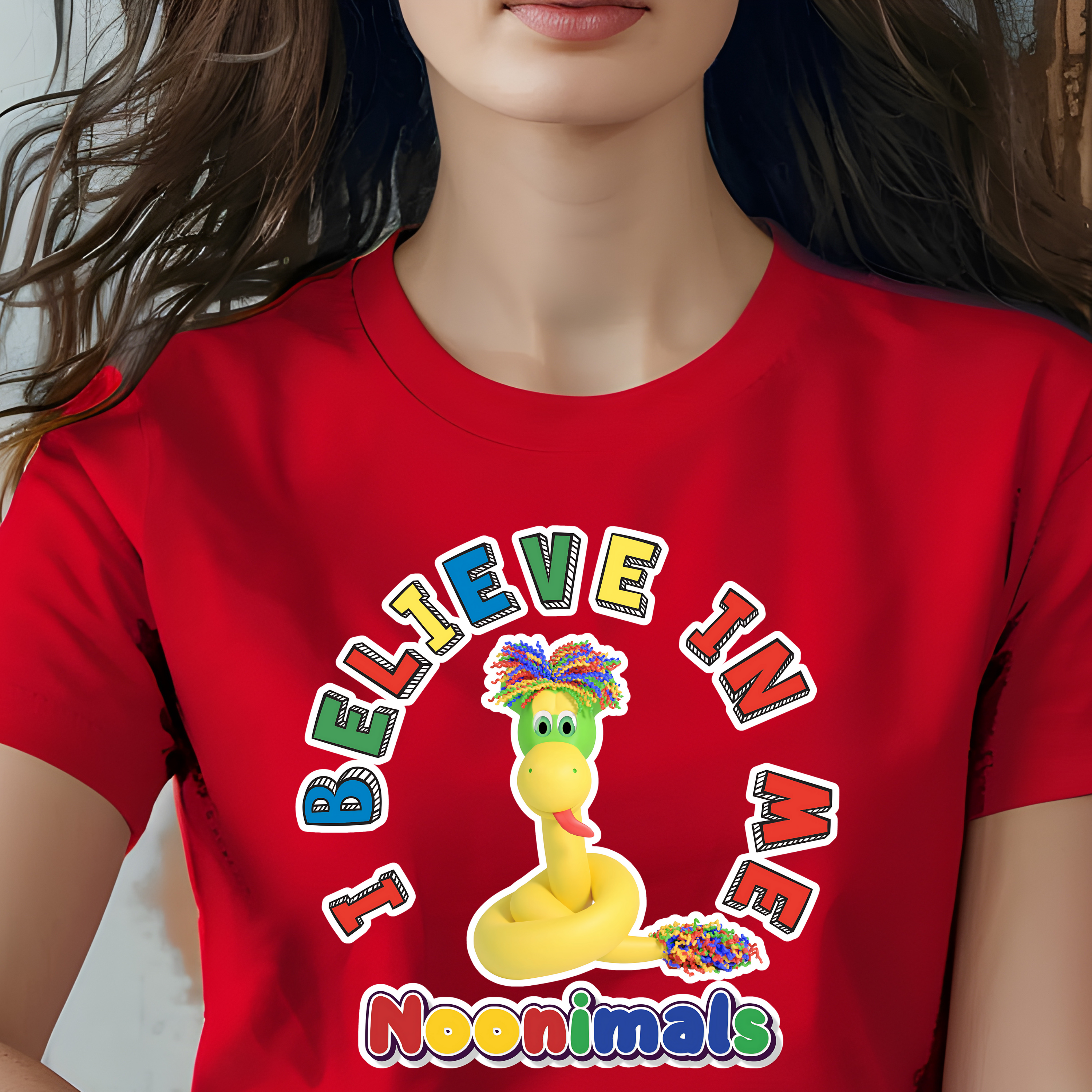 Noonimals "I Believe In Me" (Featuring Slonker) - Adult Unisex Tee