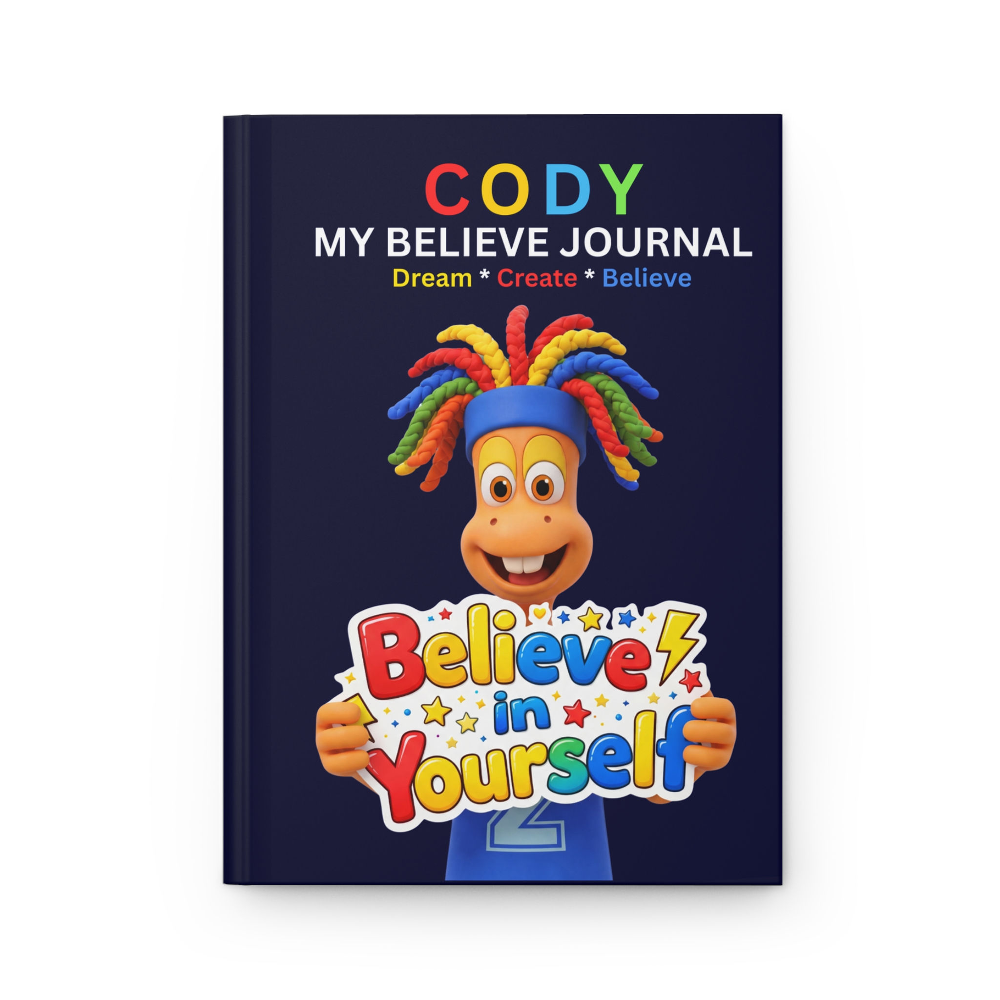 Kids Hardcover Journal — "Dream Big" Personalized Name Notebook (Israel)