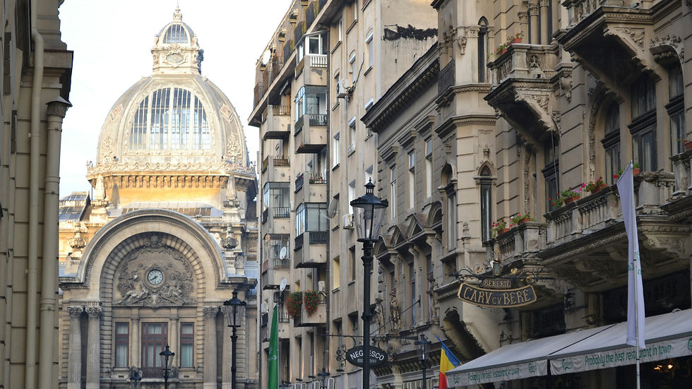 street view of Bucharest Romania