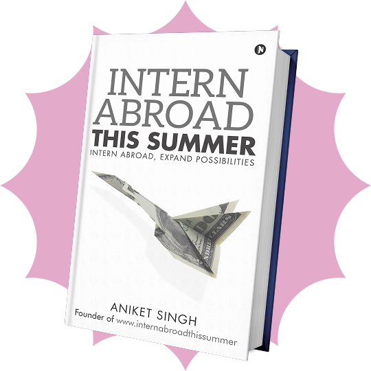 Cover image of the 25 Before 25 guidebook for global internships