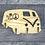 Miniature : Vw Combi T1 accroche clefs gavé 