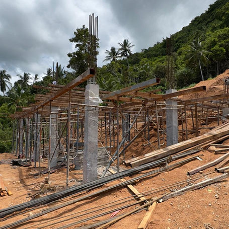 Mise à jour de la construction des villas Bel Roc Samui (30 septembre 2025)