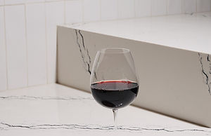 Glass of red wine at Cima Restaurant