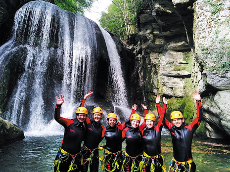 canyoning entre amis