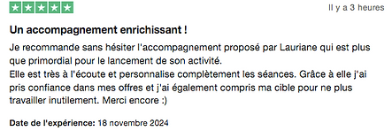avis accompagnement business coaching pour les décoratrices _ client cible, création des o