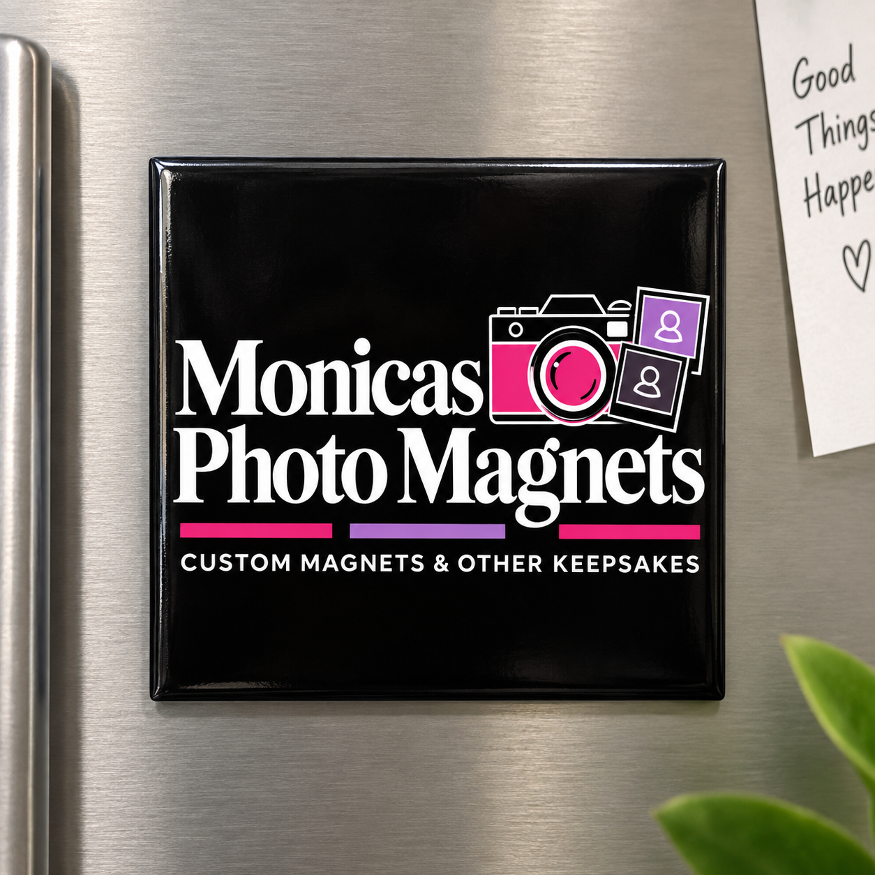 2.5" X 2.5" Custom Square Photo Magnets