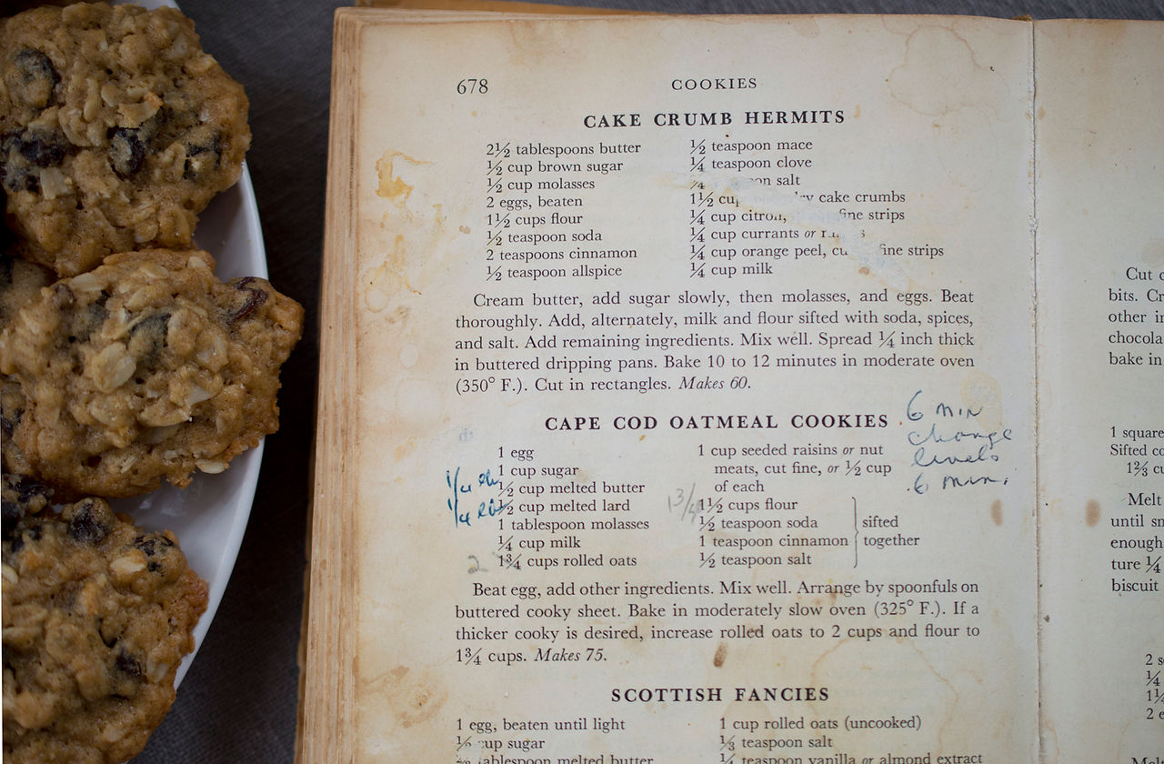 Grandma's Oatmeal Raisin Cookies
