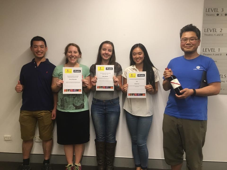 Some of the winners of the evening (Photo credit: Amy Hooper and E&ERC UNSW