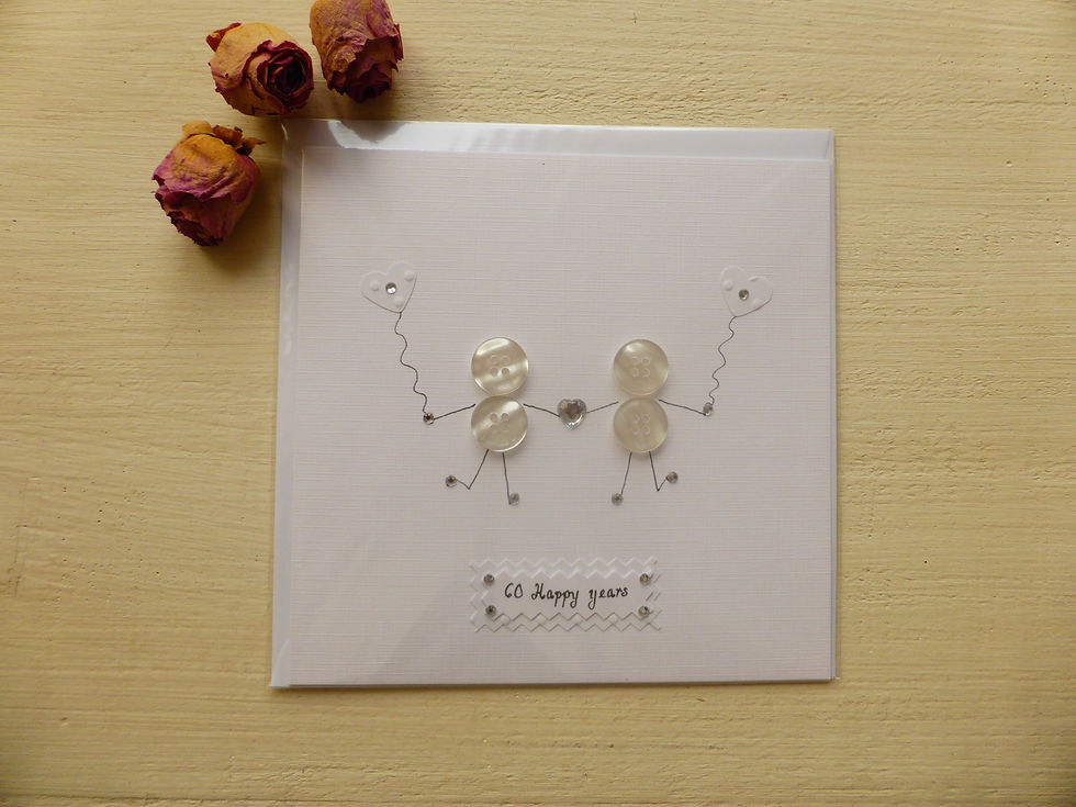 60th Wedding Anniversary Greetings Card