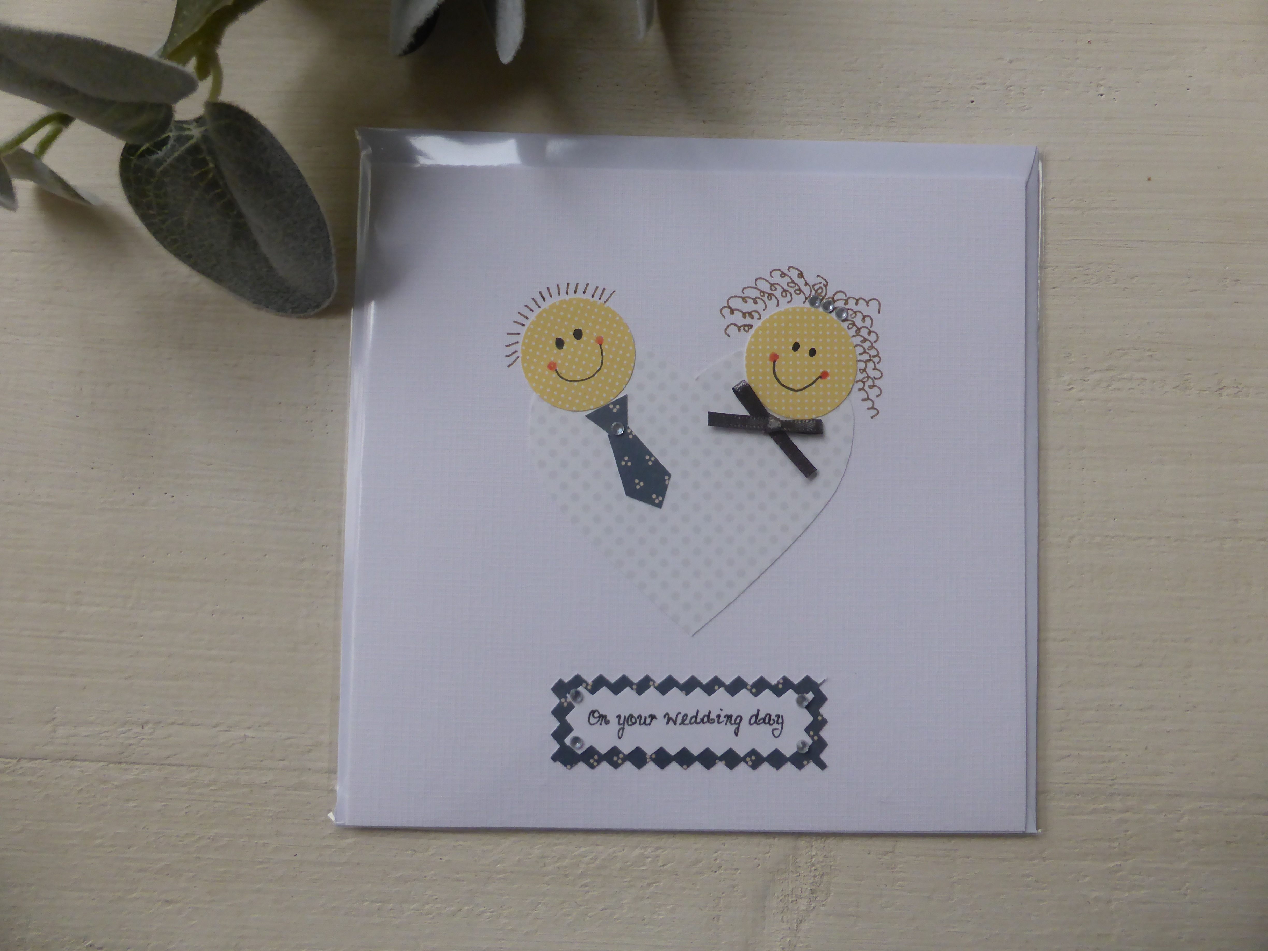 Heart Couple Wedding Card