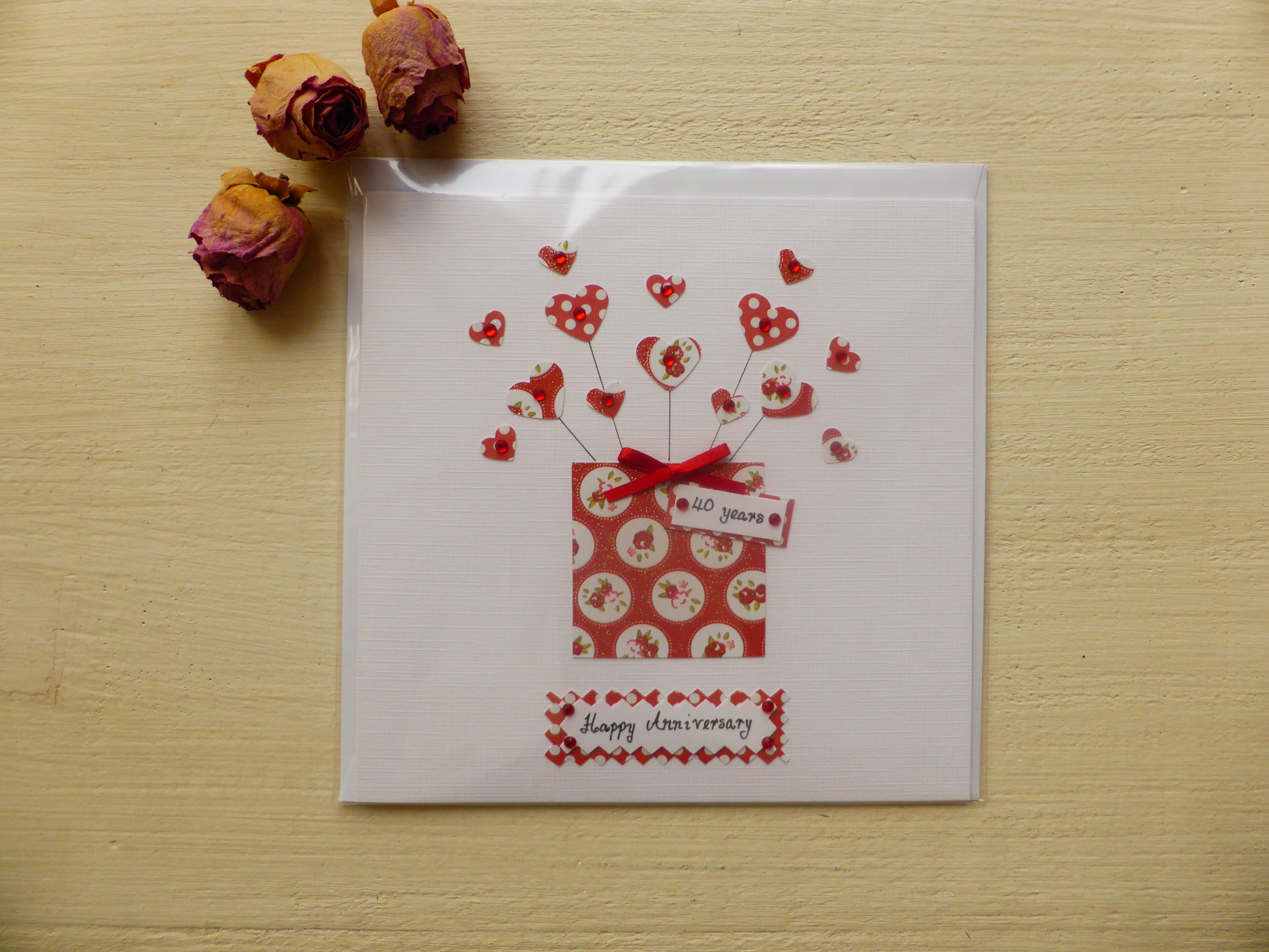 40th Wedding Anniversary Card